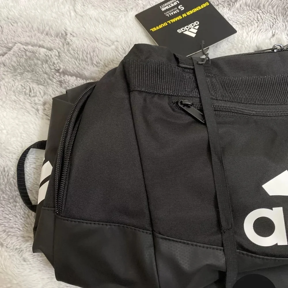 Adidas Black Defender IV Small Duffel Bag - Picture 10 of 11